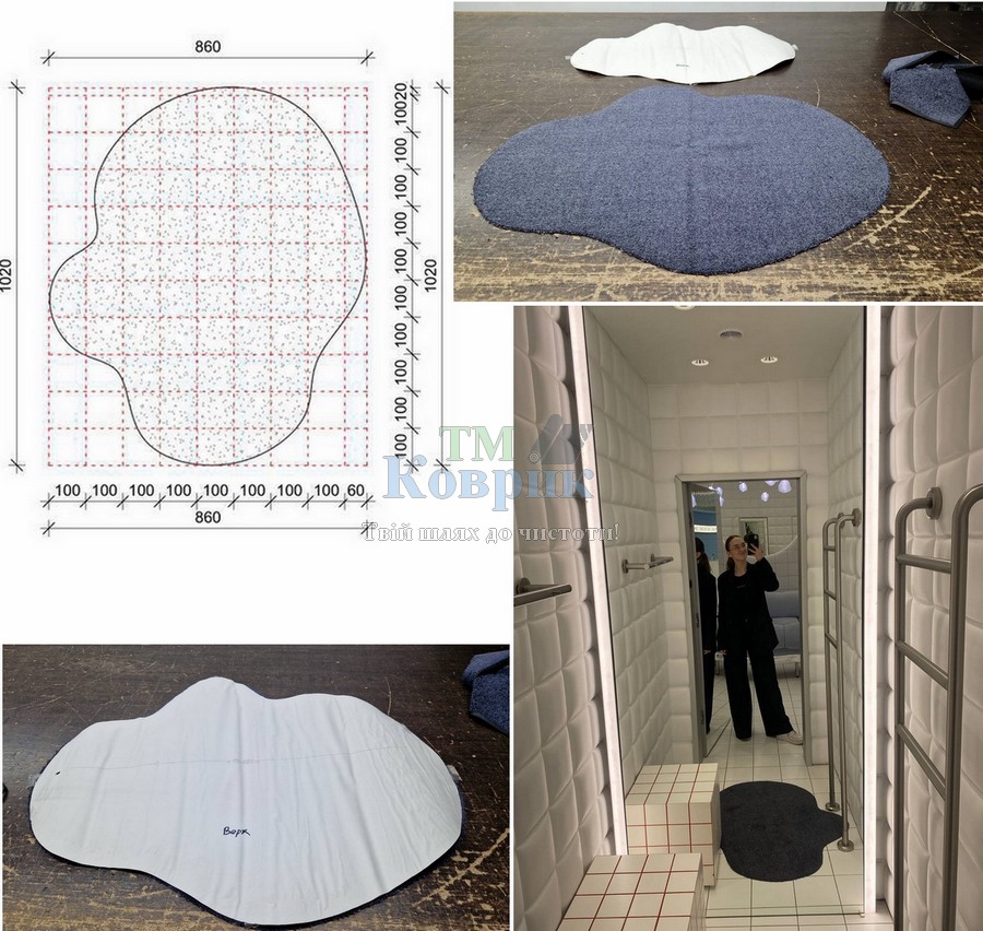 килимок у примірочну замовити