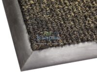 Грязепогощающий коврик Поляна черная с золотой ниткой