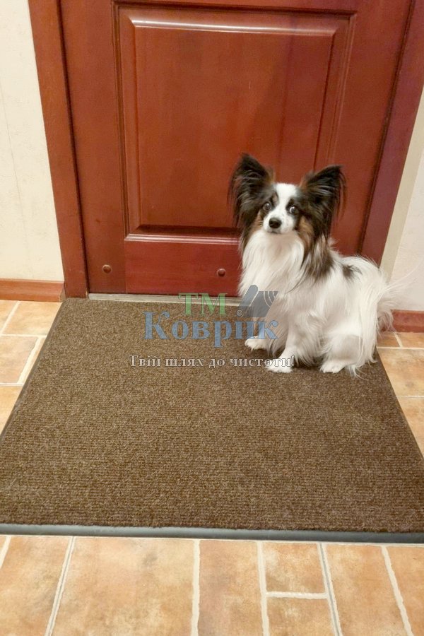 коврик коричневий поляна