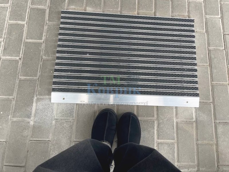 Брудозахисні грати для входу.