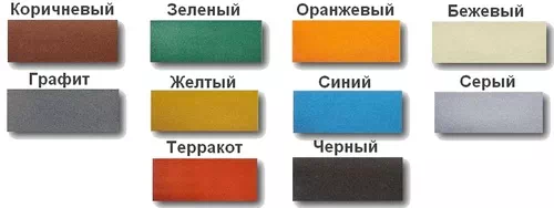 цветовая гамма резиновая плитка