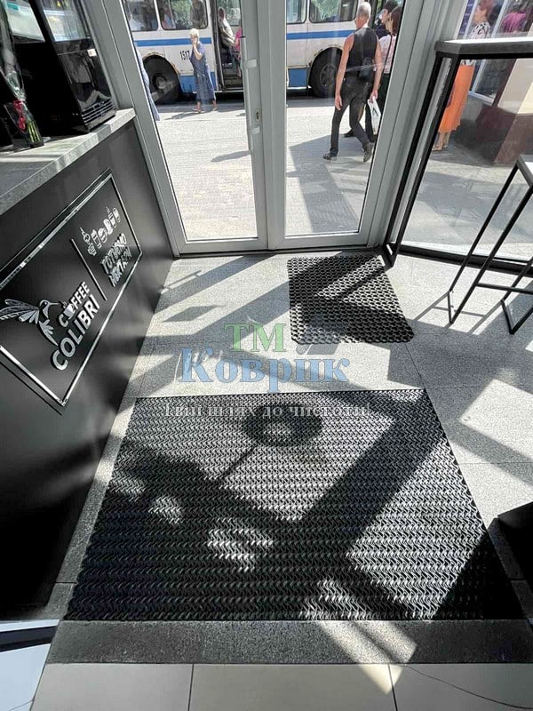 Коврик придверный резиновый грязезащитный купить