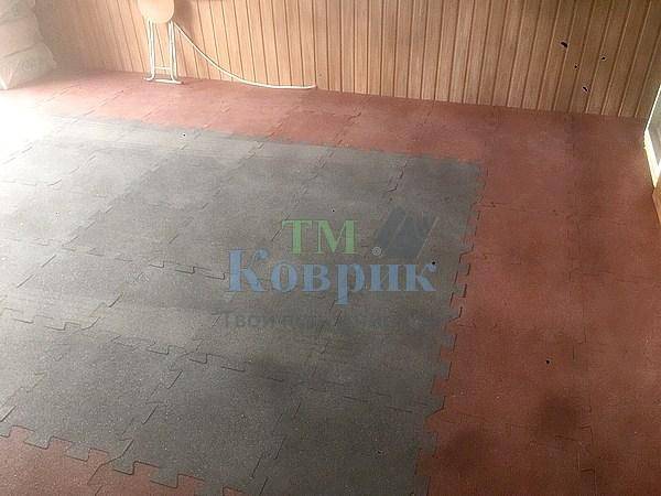 плитка из резины для гаража