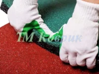 Гумова плитка для дитячого майданчика