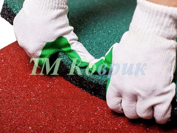 Гумова плитка для дитячого майданчика