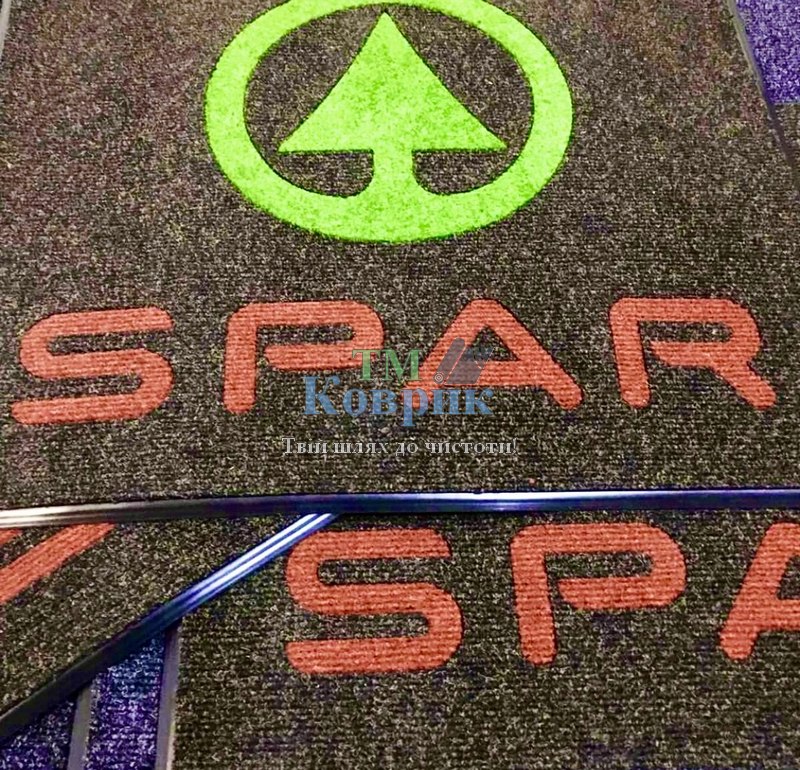 килимок з логотипом, індивідуальні розміри.