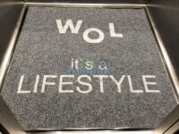 Коврик с логотипом, изготовление