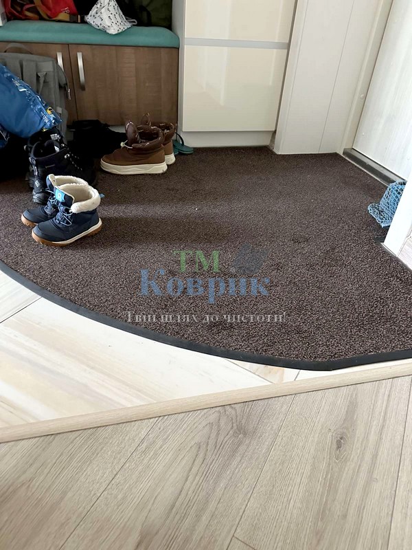 коврик в прихожую коричневый под заказ купить