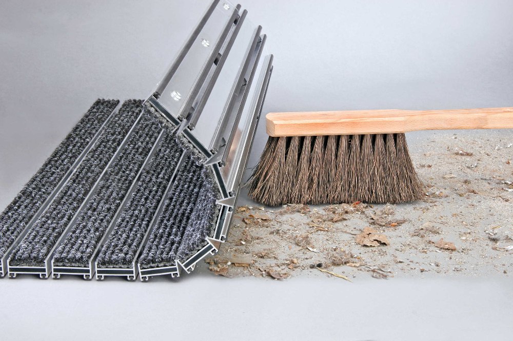 уход за грязезащитными решетками