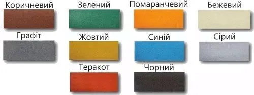 колірна гама гумова плитка