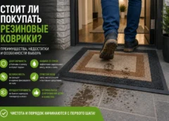 Чи варто купувати гумові килимки? Переваги, недоліки та особливості вибору